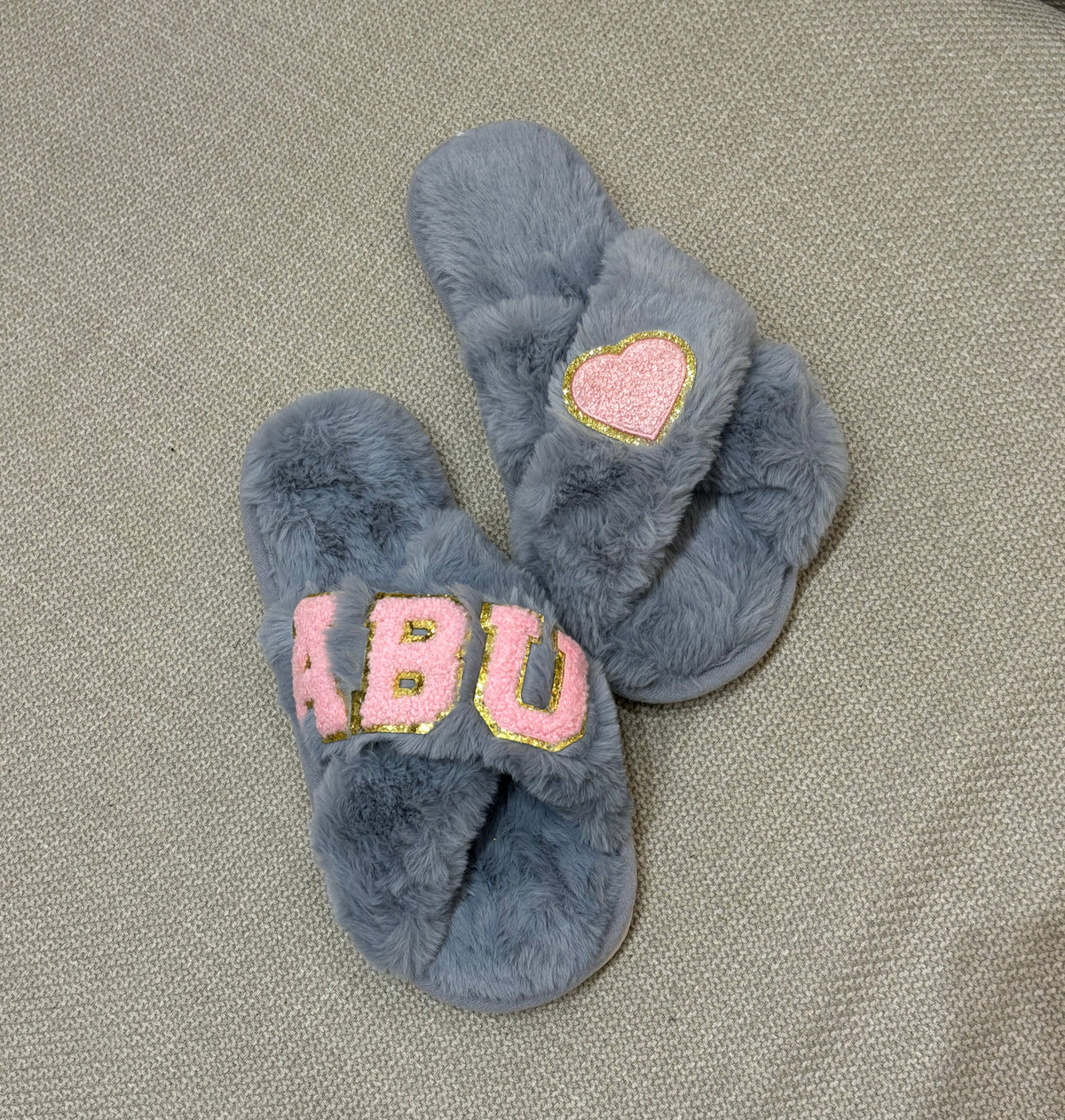 Pantuflas Grises