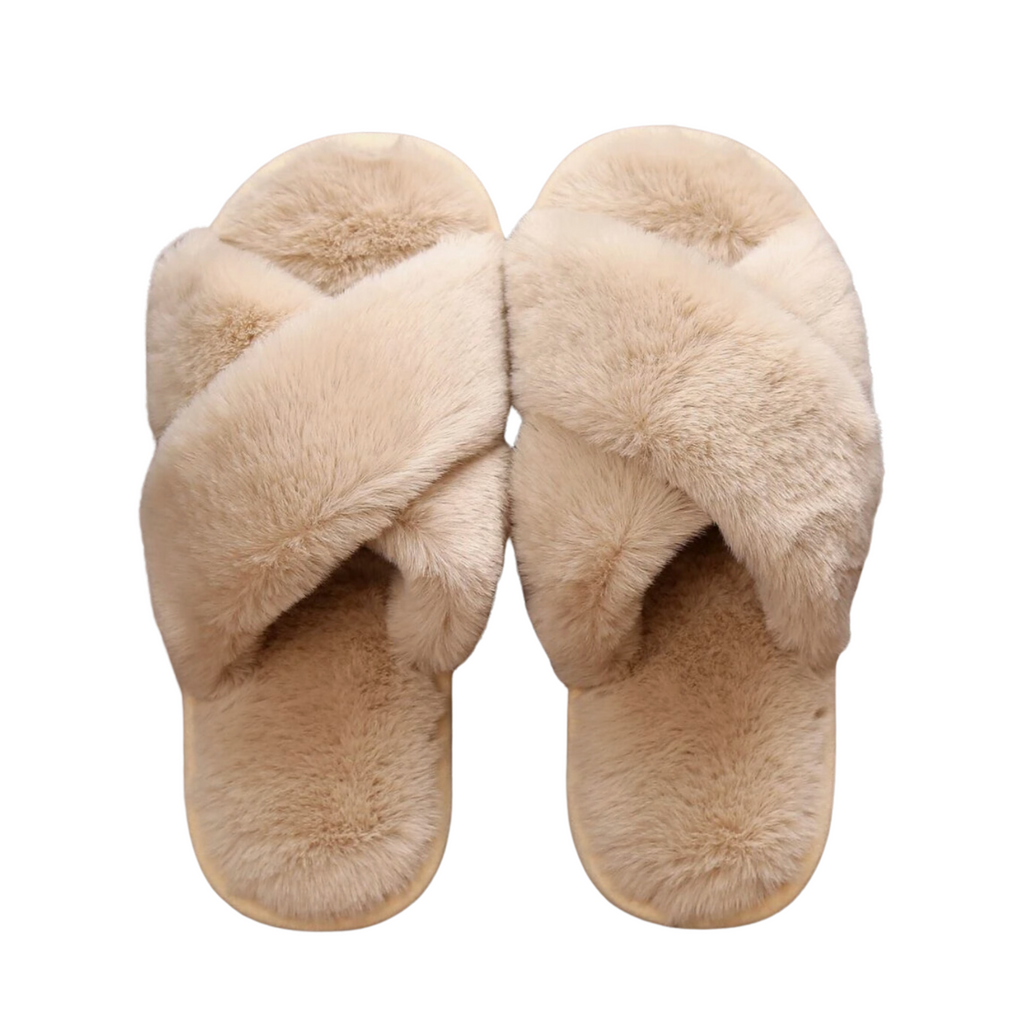 Pantuflas Crema