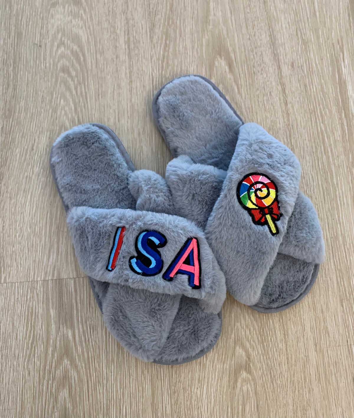 Pantuflas Grises