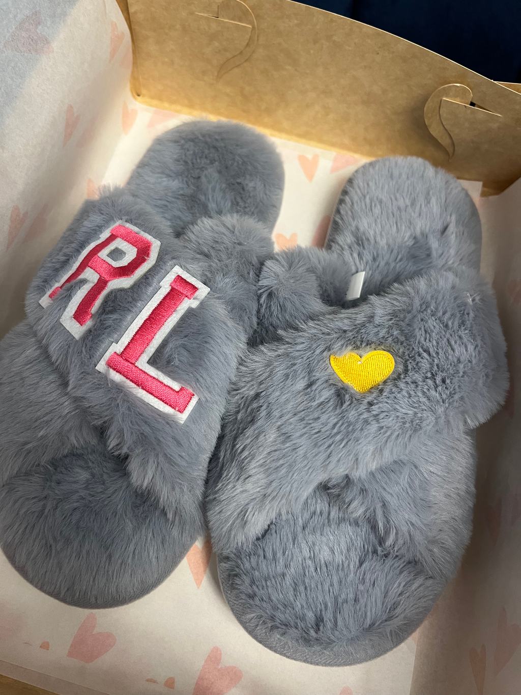 Pantuflas Grises