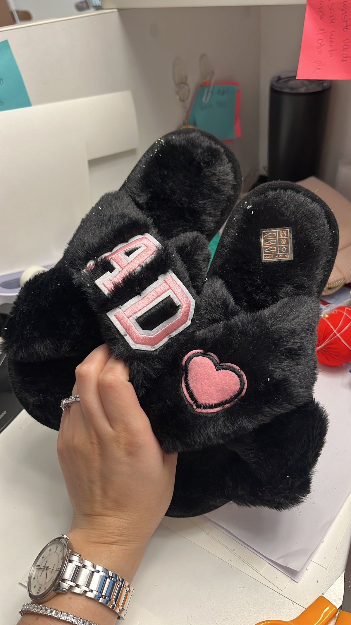Pantuflas Negras