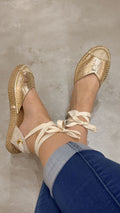 Eva Espadrilles Gold